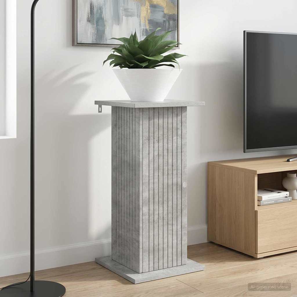 vidaXL Stojak na rośliny 2 pcs Betonowy szary 30,5 x 30 x 60,5 cm