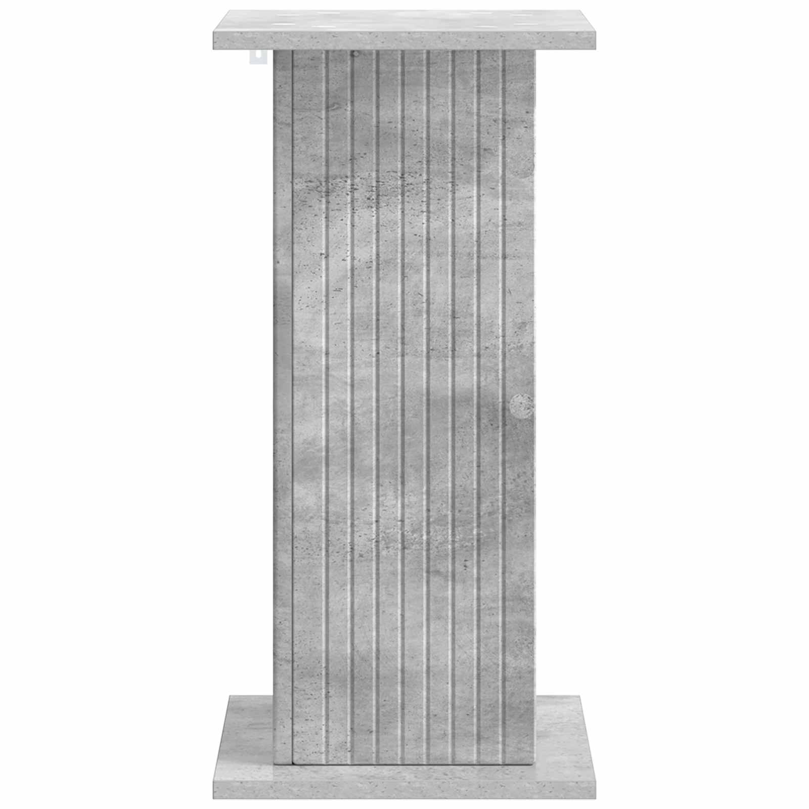 vidaXL Stojak na rośliny 2 pcs Betonowy szary 30,5 x 30 x 60,5 cm