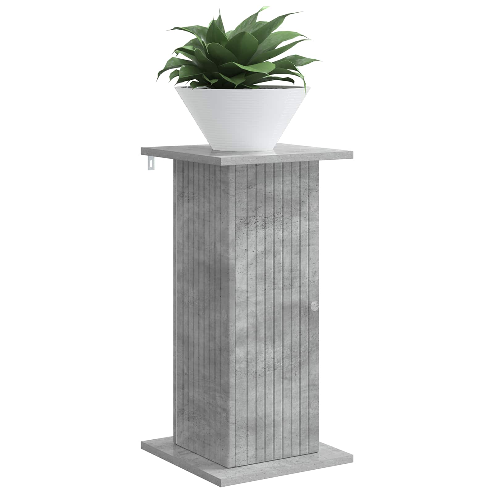 vidaXL Stojak na rośliny 2 pcs Betonowy szary 30,5 x 30 x 60,5 cm