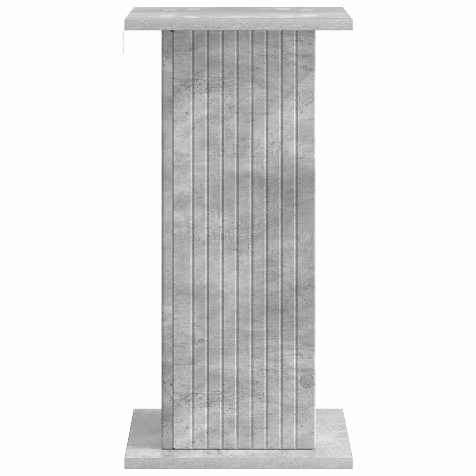 vidaXL Stojak na rośliny 2 pcs Betonowy szary 30,5 x 30 x 60,5 cm