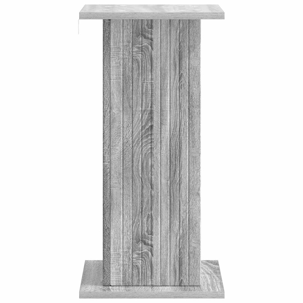 vidaXL Stojak na rośliny 2 pcs Szary Sonoma 30,5 x 30 x 60,5 cm