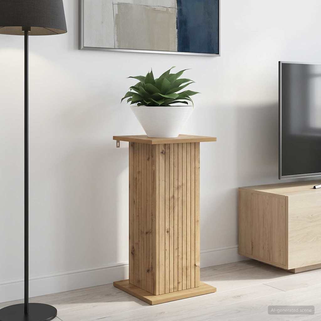 vidaXL Stojak na rośliny 2 pcs Dąb artisan 30,5 x 30 x 60,5 cm