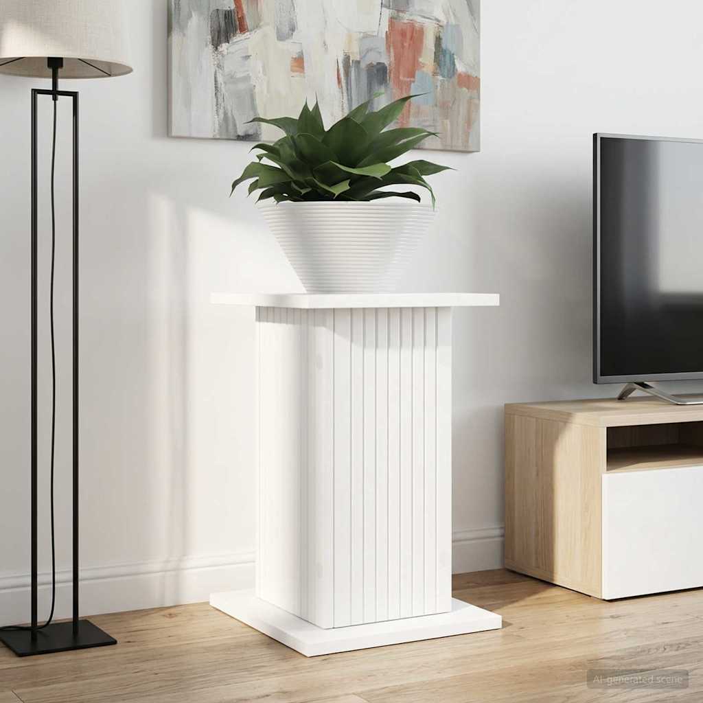 vidaXL Stojak na rośliny 2 pcs Biały 30,5 x 30 x 43 cm