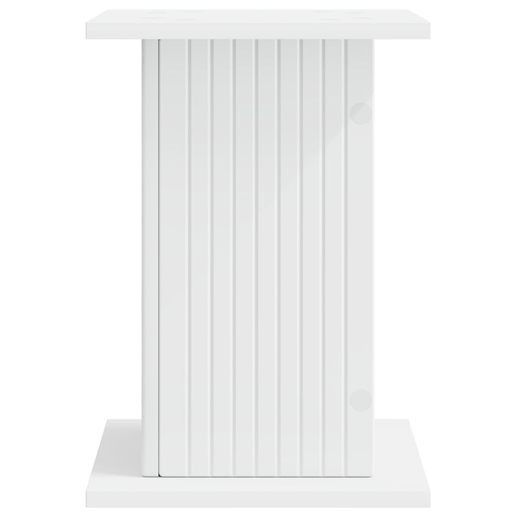 vidaXL Stojak na rośliny 2 pcs Biały 30,5 x 30 x 43 cm