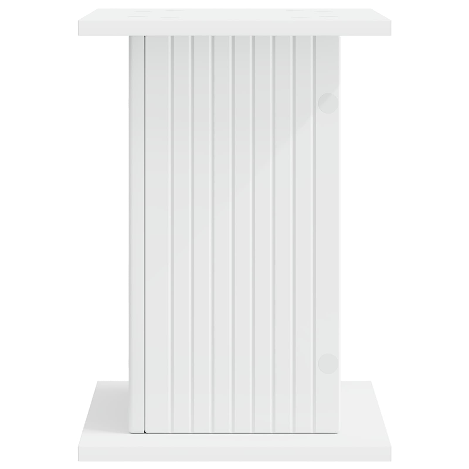vidaXL Stojak na rośliny 2 pcs Biały 30,5 x 30 x 43 cm