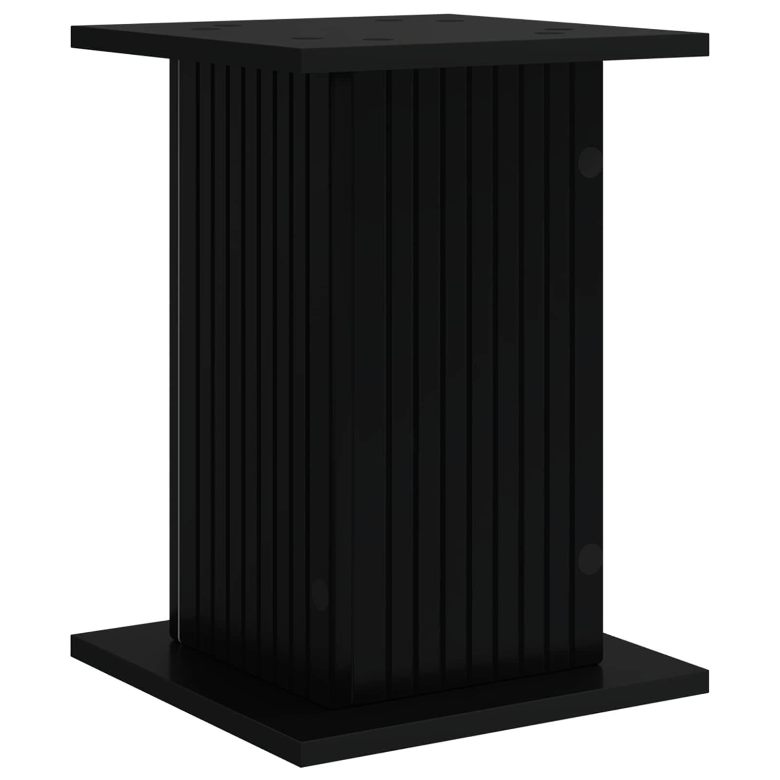 vidaXL Stojak na rośliny 2 pcs Czarny 30,5 x 30 x 43 cm