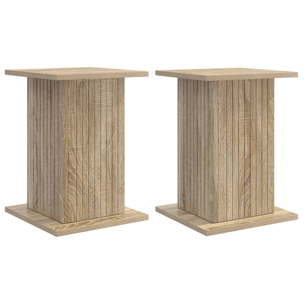 vidaXL Stojak na rośliny 2 pcs dąb Sonoma 30,5 x 30 x 43 cm