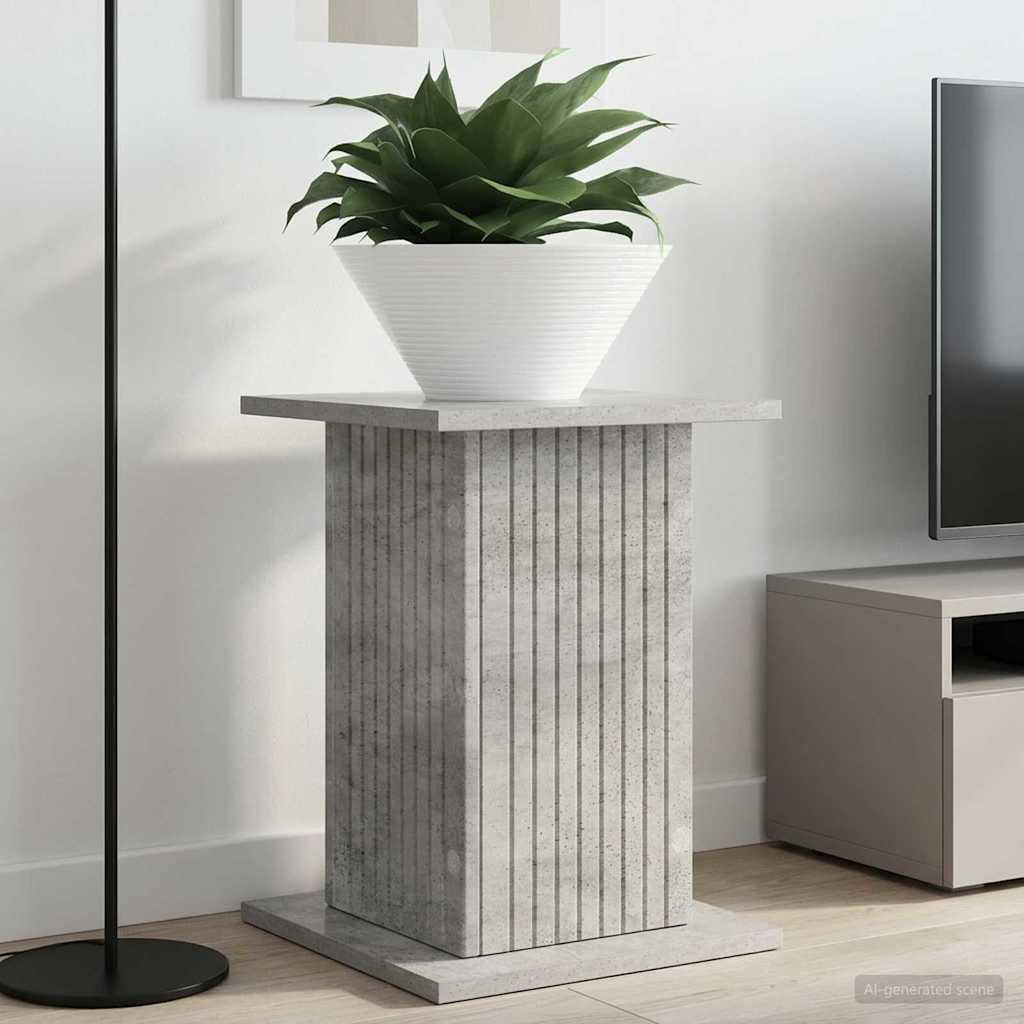 vidaXL Stojak na rośliny 2 pcs Betonowy szary 30,5 x 30 x 43 cm