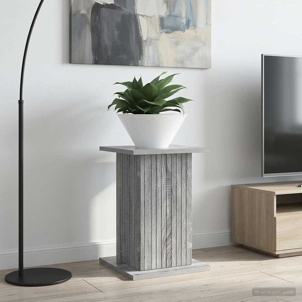 vidaXL Stojak na rośliny Szary Sonoma 30,5 x 30 x 43 cm