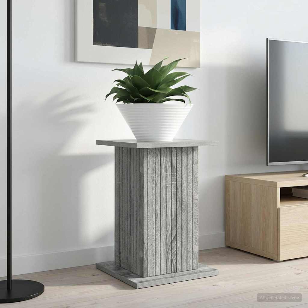 vidaXL Stojak na rośliny 2 pcs Szary Sonoma 30,5 x 30 x 43 cm