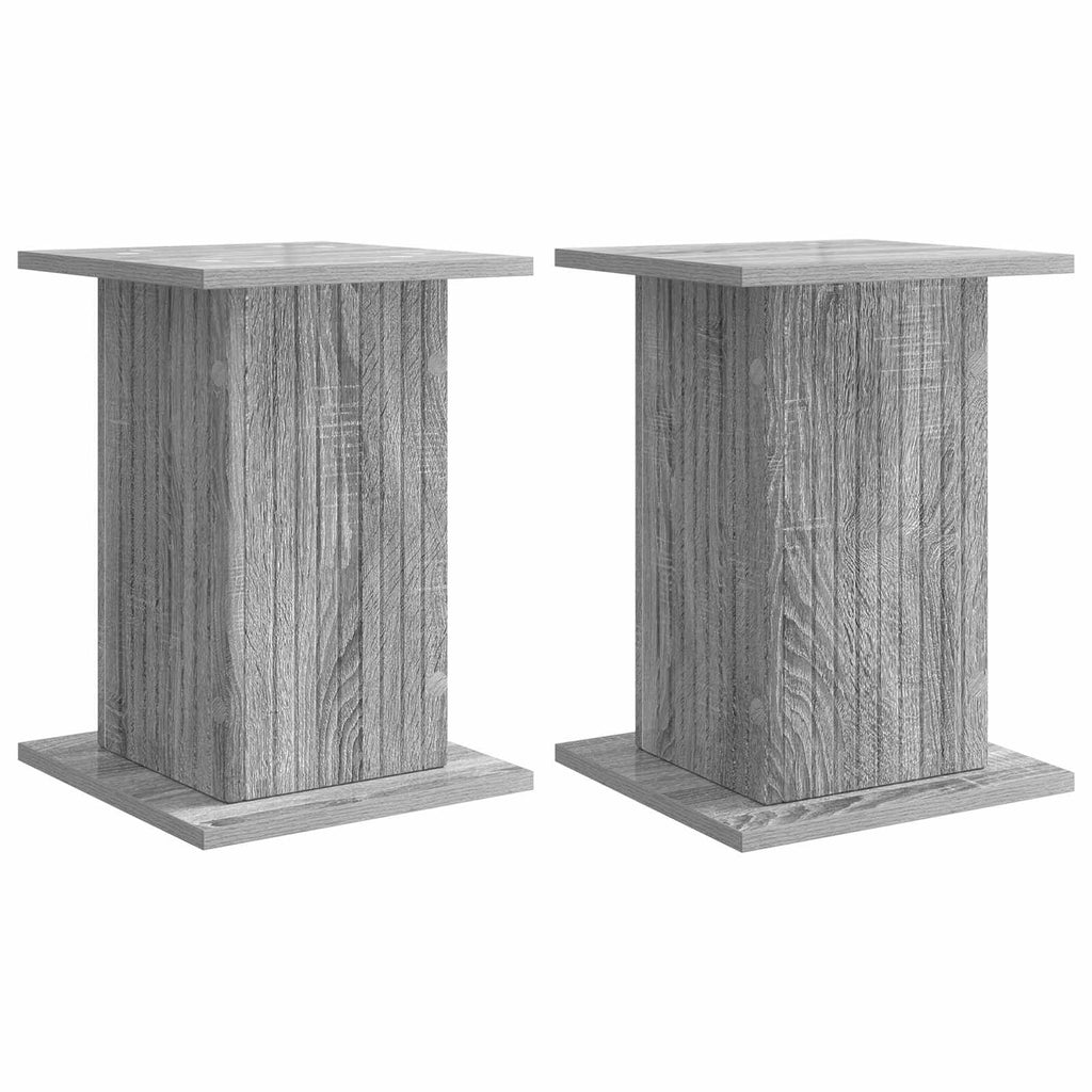 vidaXL Stojak na rośliny 2 pcs Szary Sonoma 30,5 x 30 x 43 cm