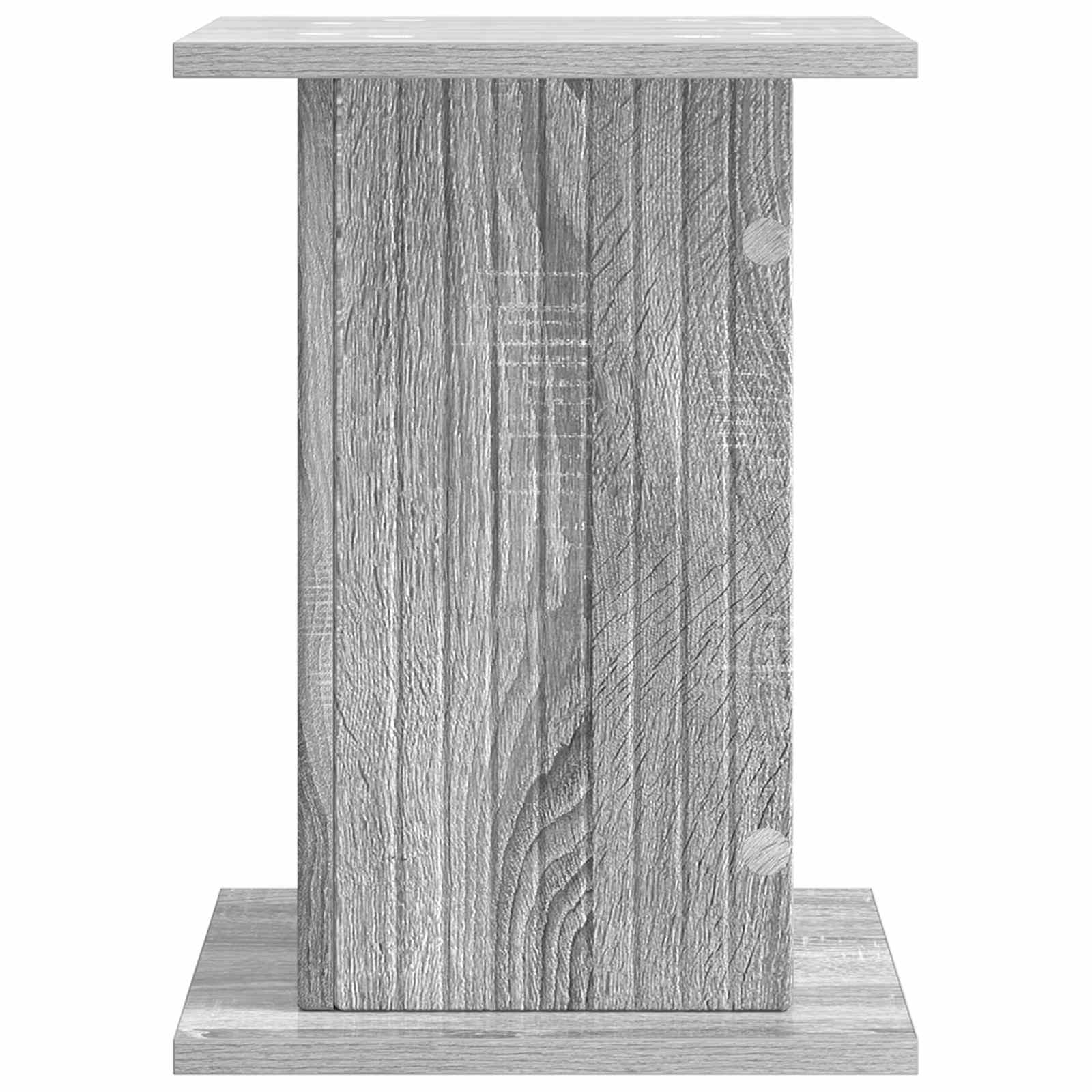 vidaXL Stojak na rośliny 2 pcs Szary Sonoma 30,5 x 30 x 43 cm