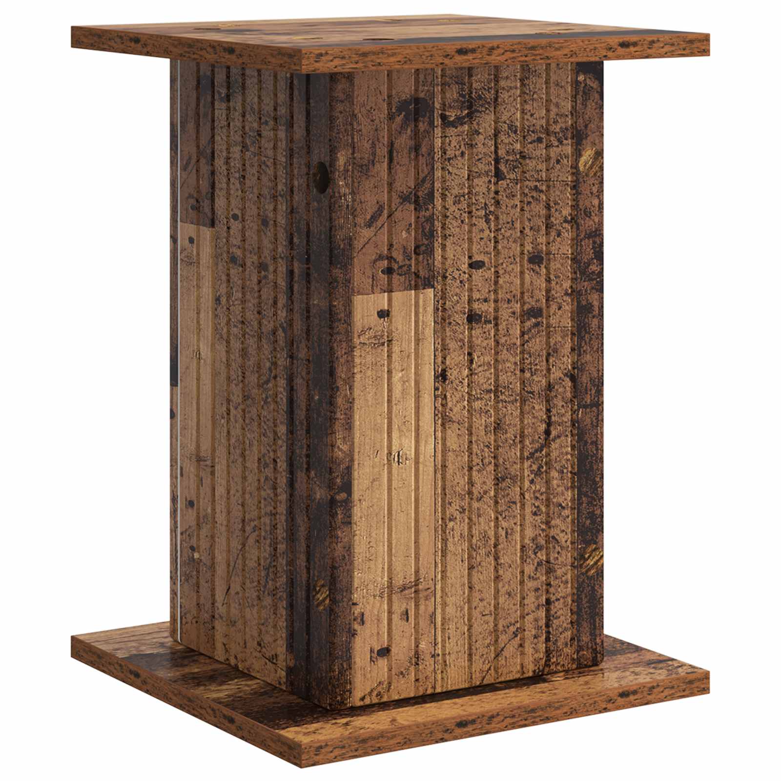 vidaXL Stojak na rośliny Stare drewno 30,5 x 30 x 43 cm