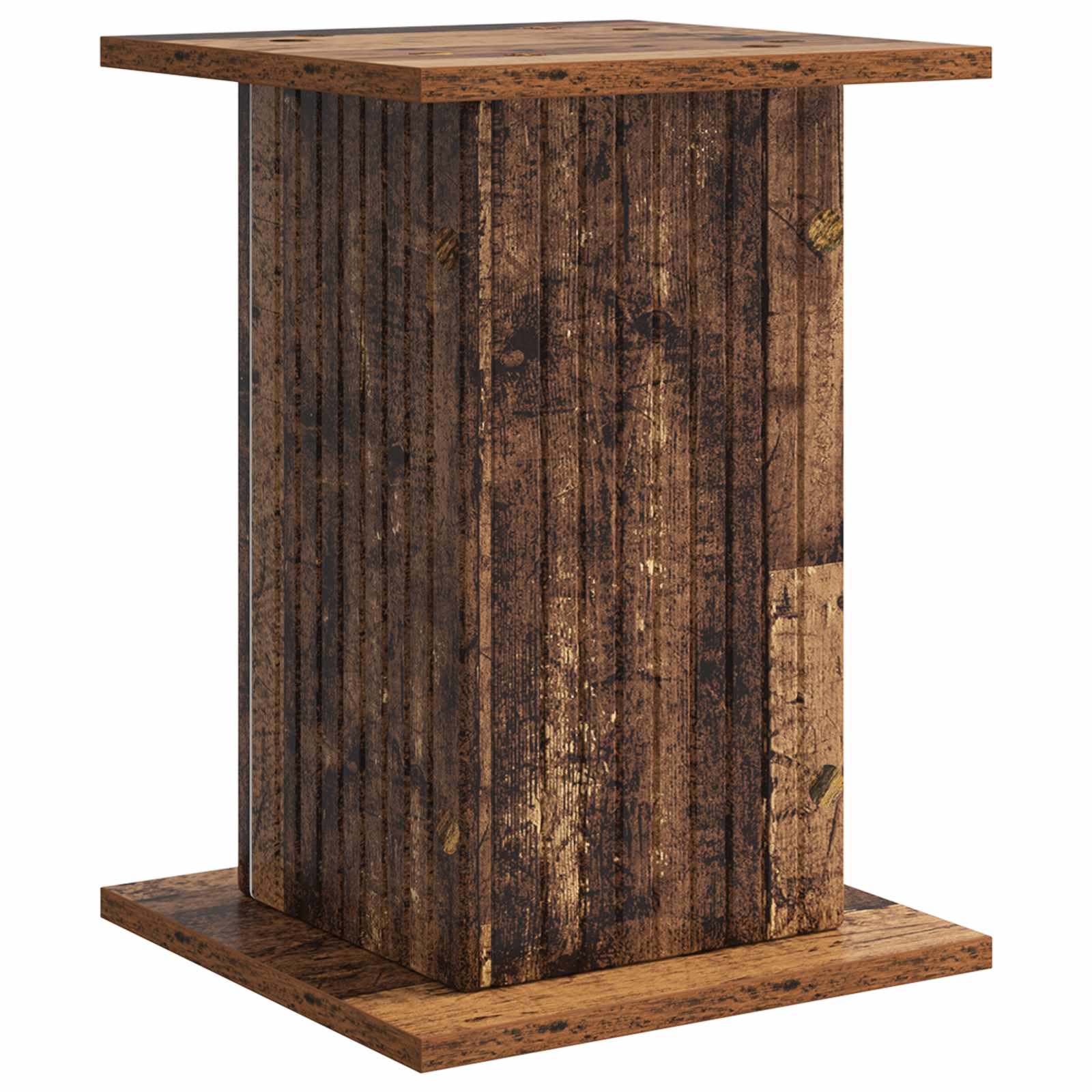 vidaXL Stojak na rośliny 2 pcs Stare drewno 30,5 x 30 x 43 cm