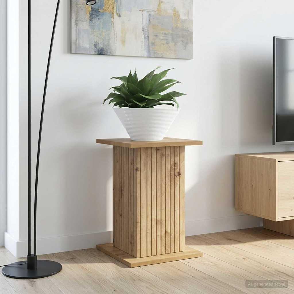 vidaXL Stojak na rośliny 2 pcs Dąb artisan 30,5 x 30 x 43 cm
