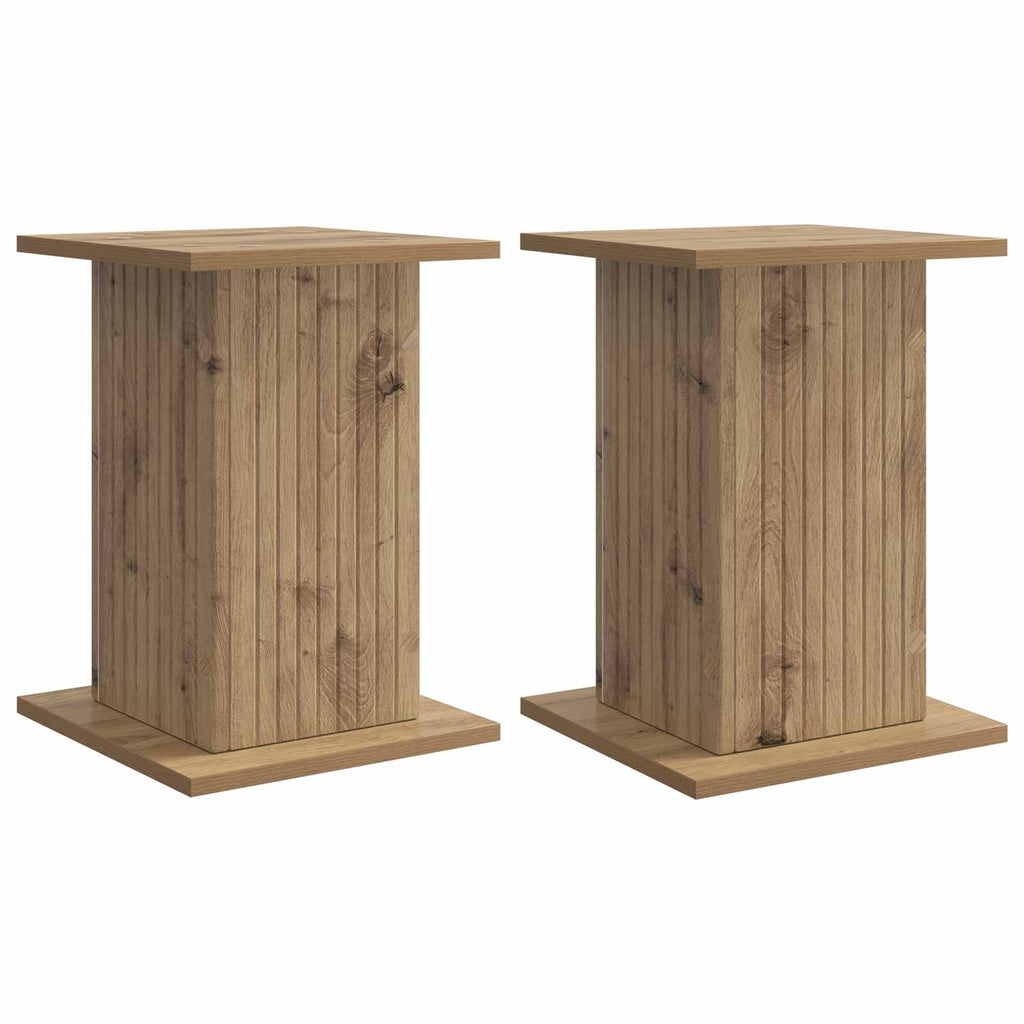 vidaXL Stojak na rośliny 2 pcs Dąb artisan 30,5 x 30 x 43 cm
