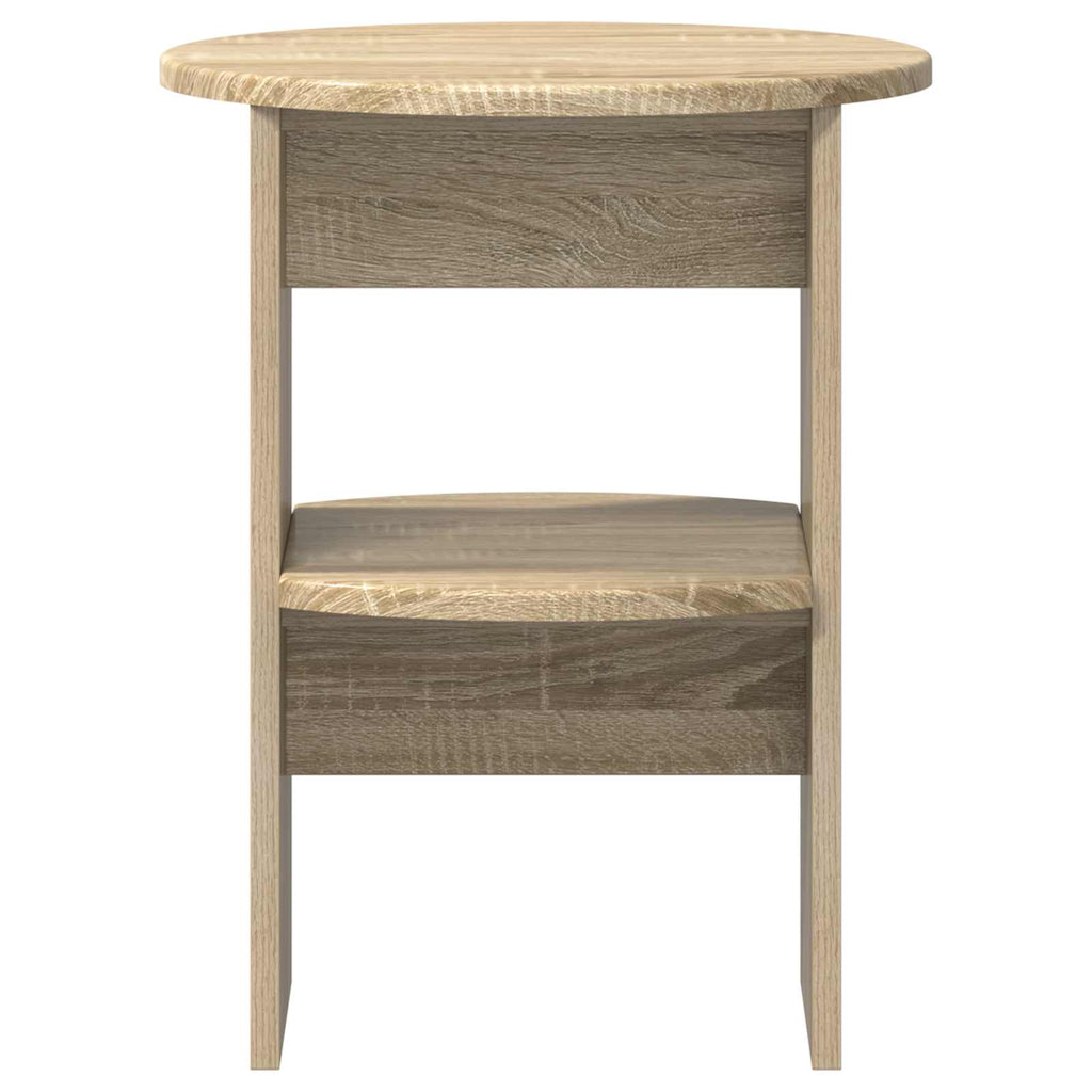 vidaXL Szafka boczna 2 pcs Dąb Sonoma Ø40 x 50 cm Drewno inżynieryjne