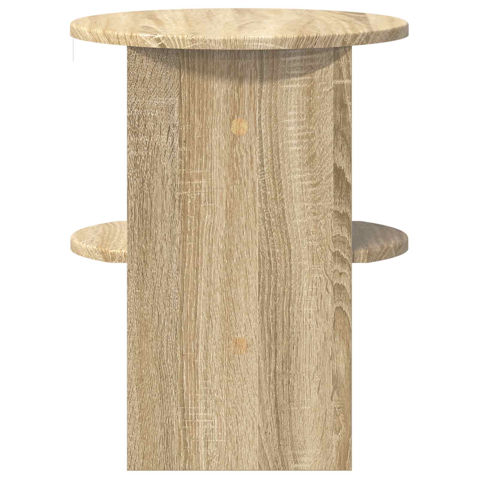 vidaXL Szafka boczna 2 pcs Dąb Sonoma Ø40 x 50 cm Drewno inżynieryjne
