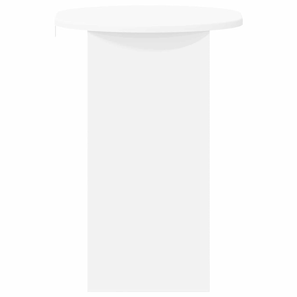 vidaXL Stolik boczny Biały 50 x 39,5 x 55 cm Drewno inżynieryjne