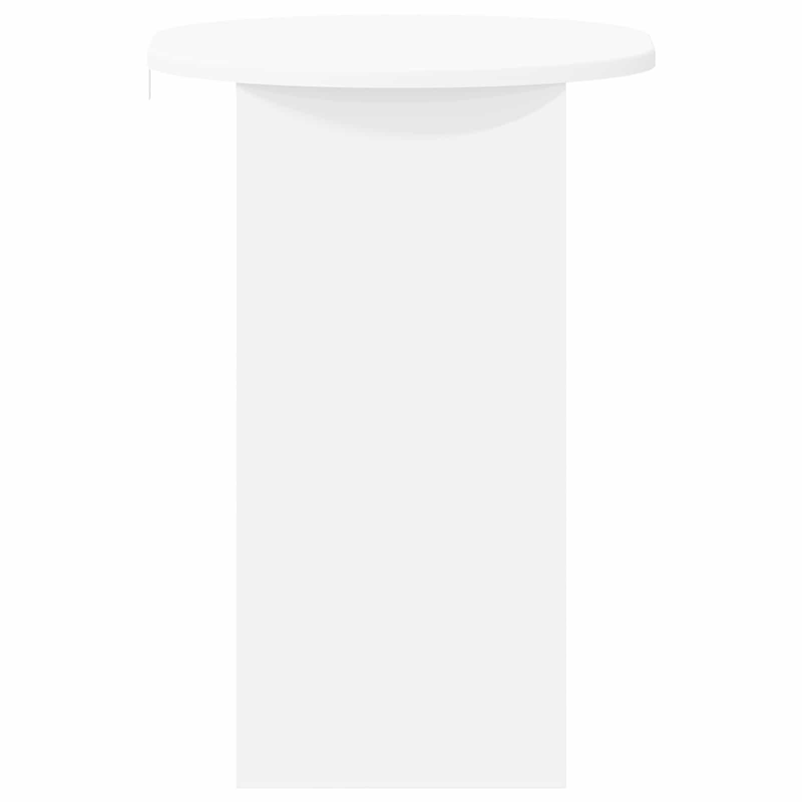 vidaXL Stolik boczny Biały 50 x 39,5 x 55 cm Drewno inżynieryjne
