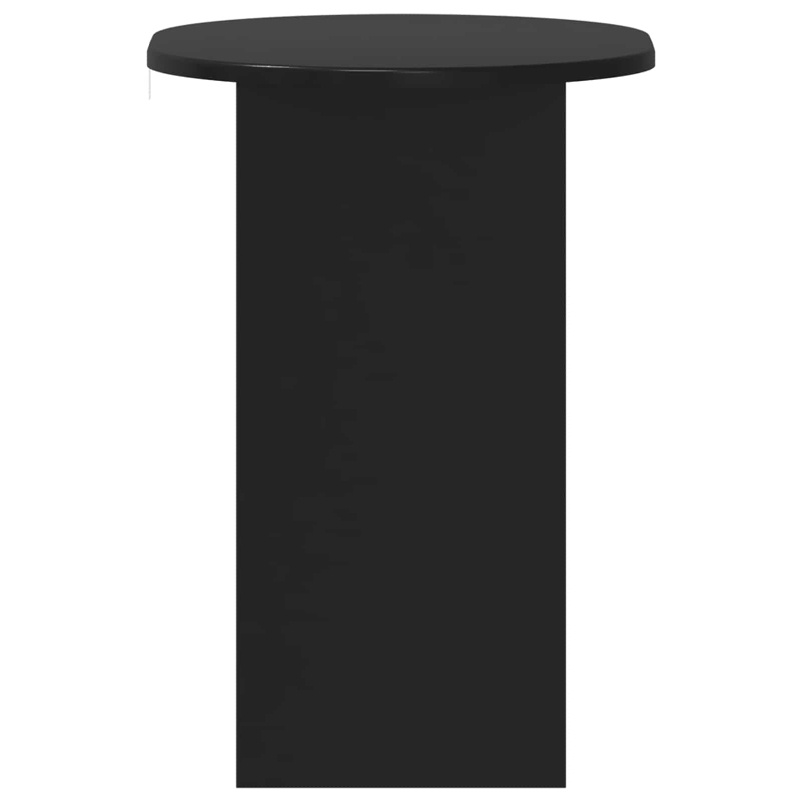 vidaXL Stolik boczny Czarny 50 x 39,5 x 55 cm Drewno inżynieryjne