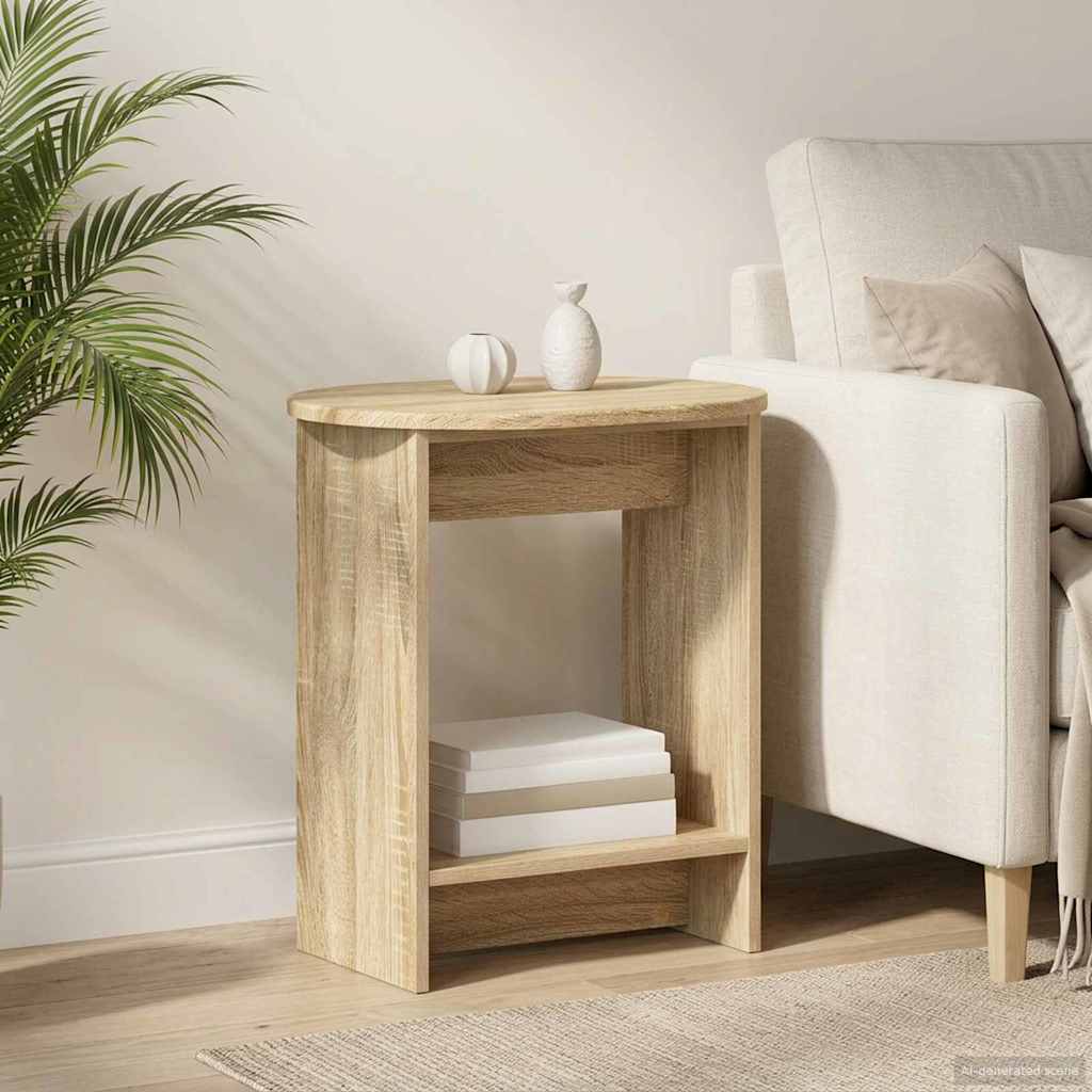 vidaXL Stolik boczny dąb Sonoma 50 x 39,5 x 55 cm Drewno inżynieryjne