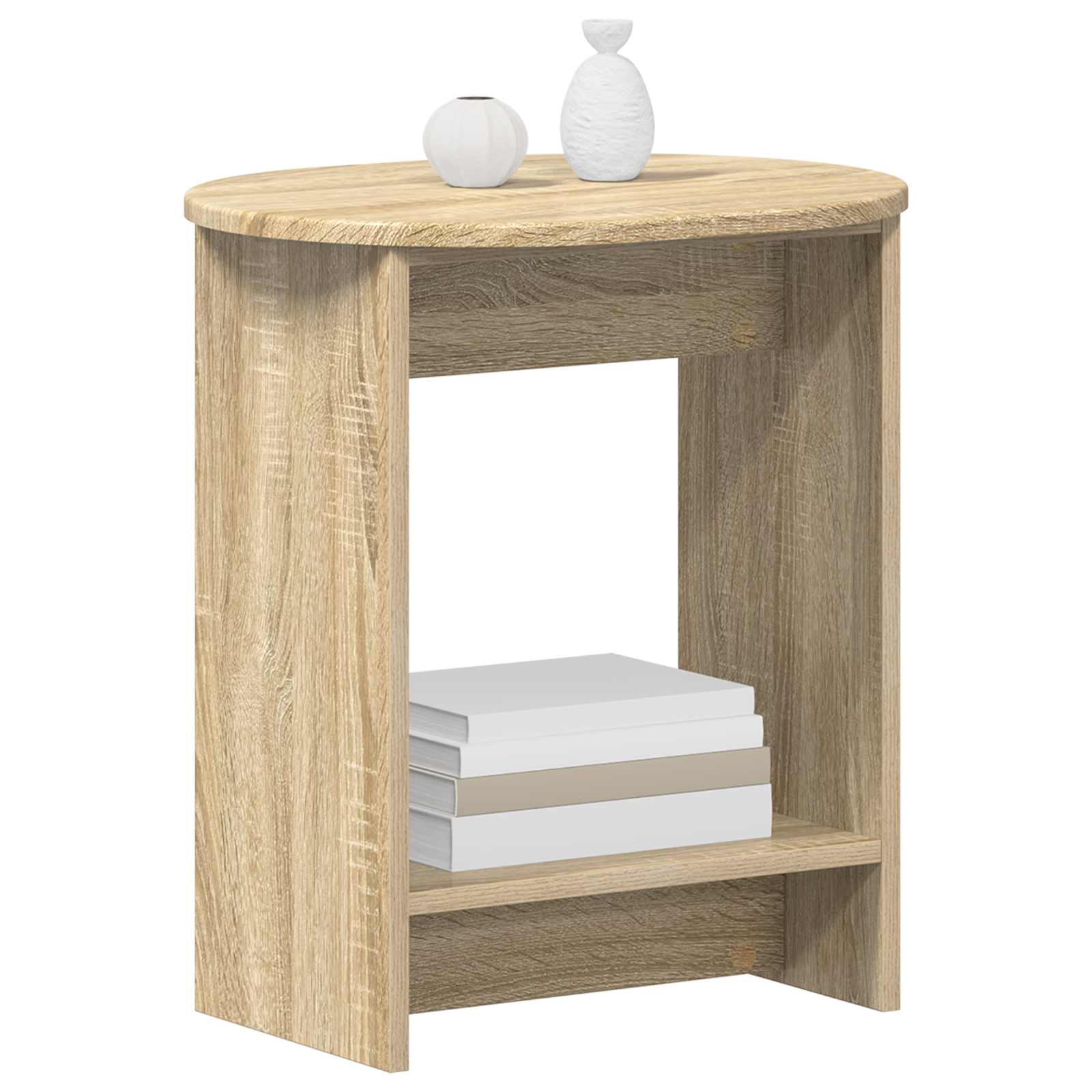 vidaXL Stolik boczny dąb Sonoma 50 x 39,5 x 55 cm Drewno inżynieryjne