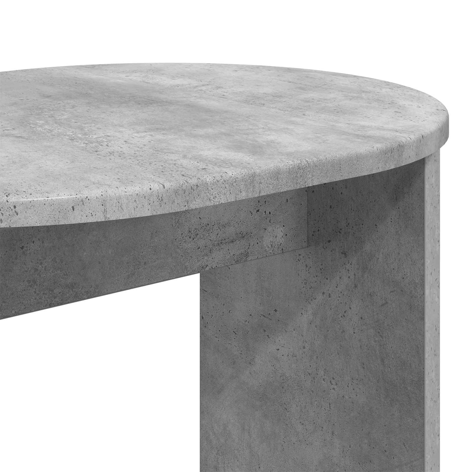 vidaXL Stolik boczny Betonowy szary 50 x 39,5 x 55 cm