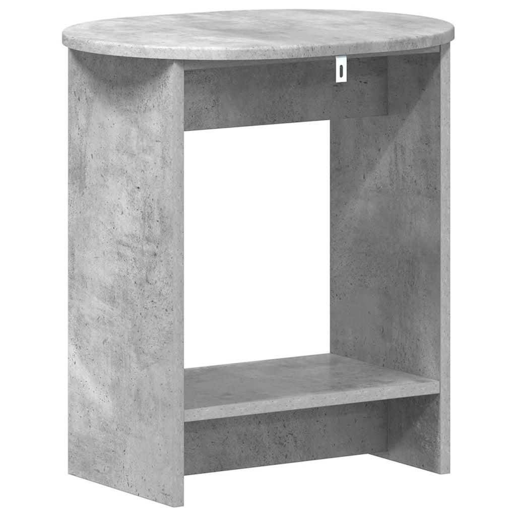 vidaXL Stolik boczny Betonowy szary 50 x 39,5 x 55 cm