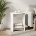 vidaXL Stolik boczny Biały wysoki połysk 50 x 39,5 x 55 cm