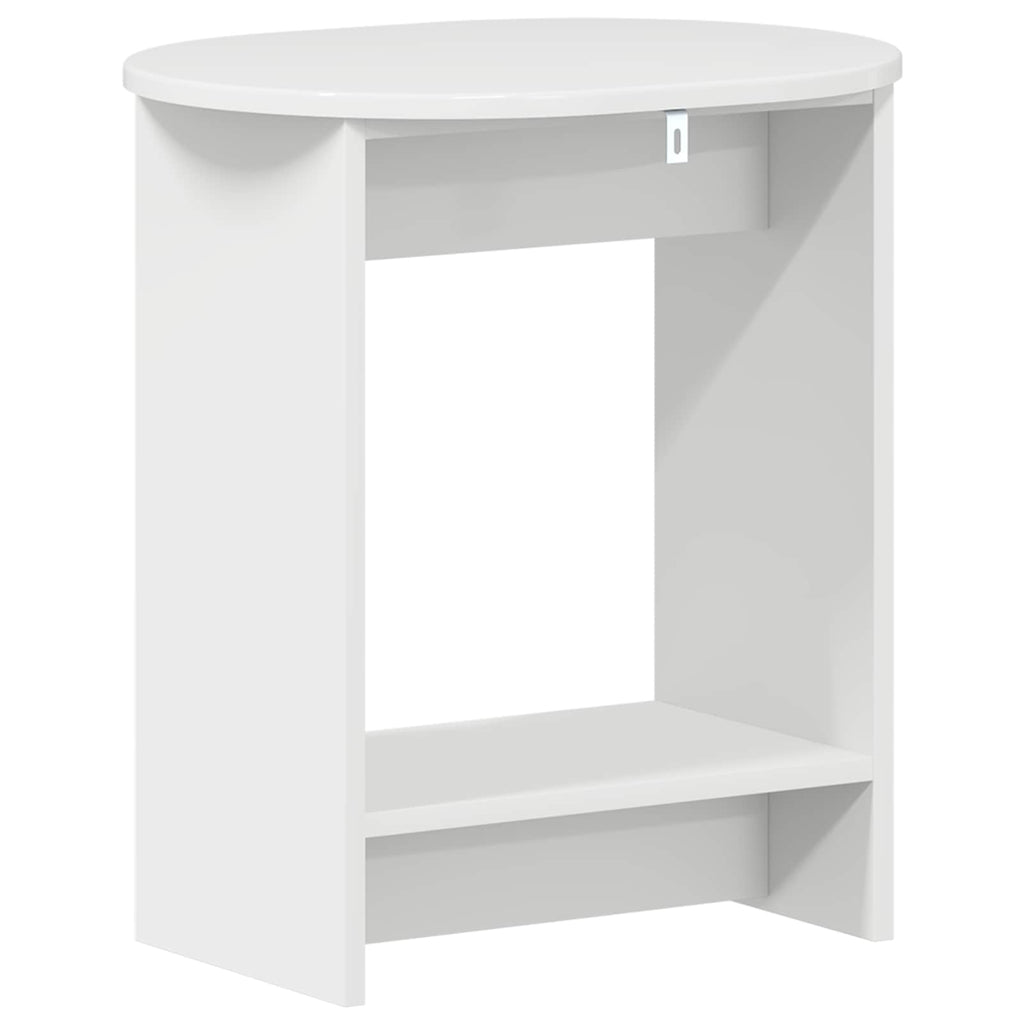 vidaXL Stolik boczny Biały wysoki połysk 50 x 39,5 x 55 cm