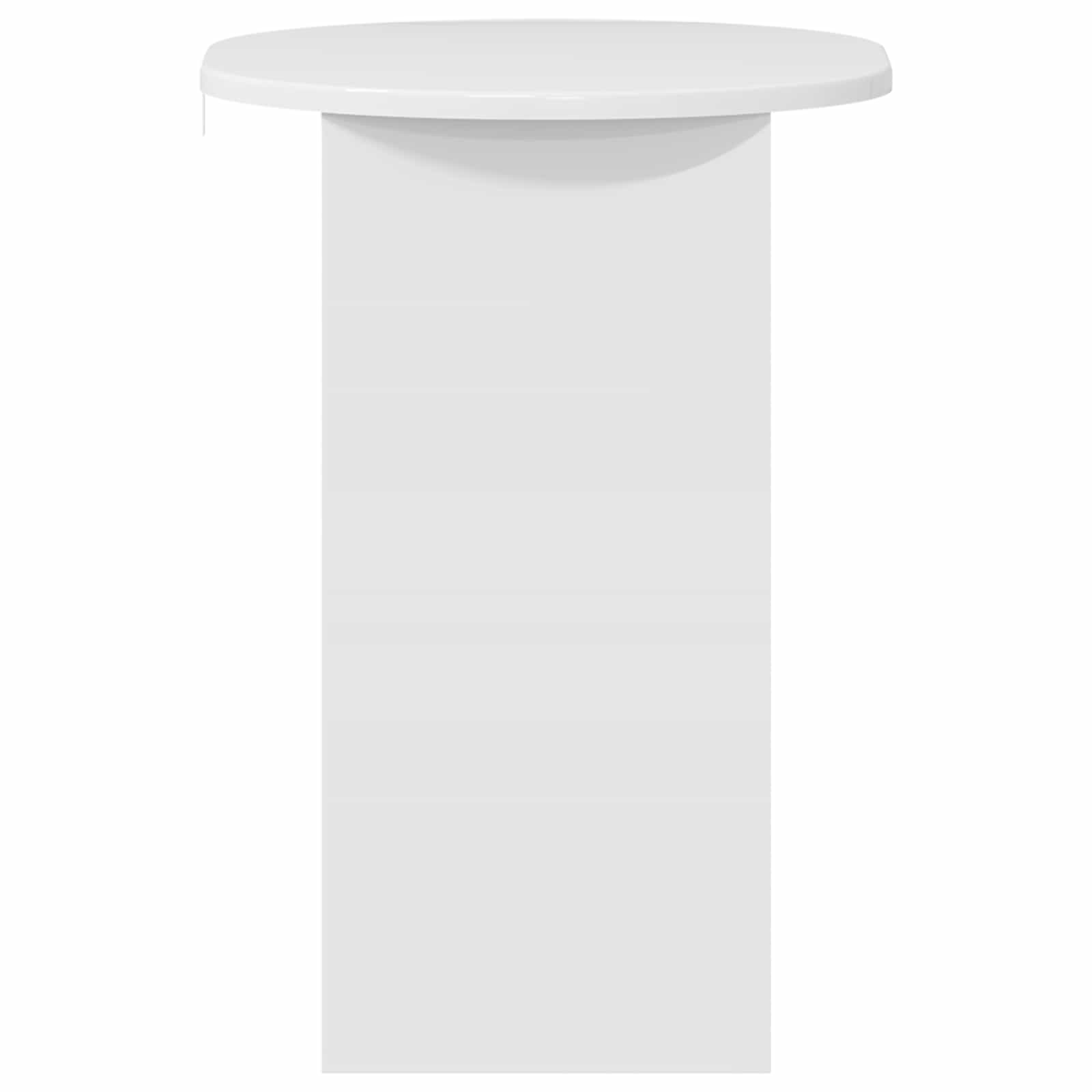 vidaXL Stolik boczny Biały wysoki połysk 50 x 39,5 x 55 cm