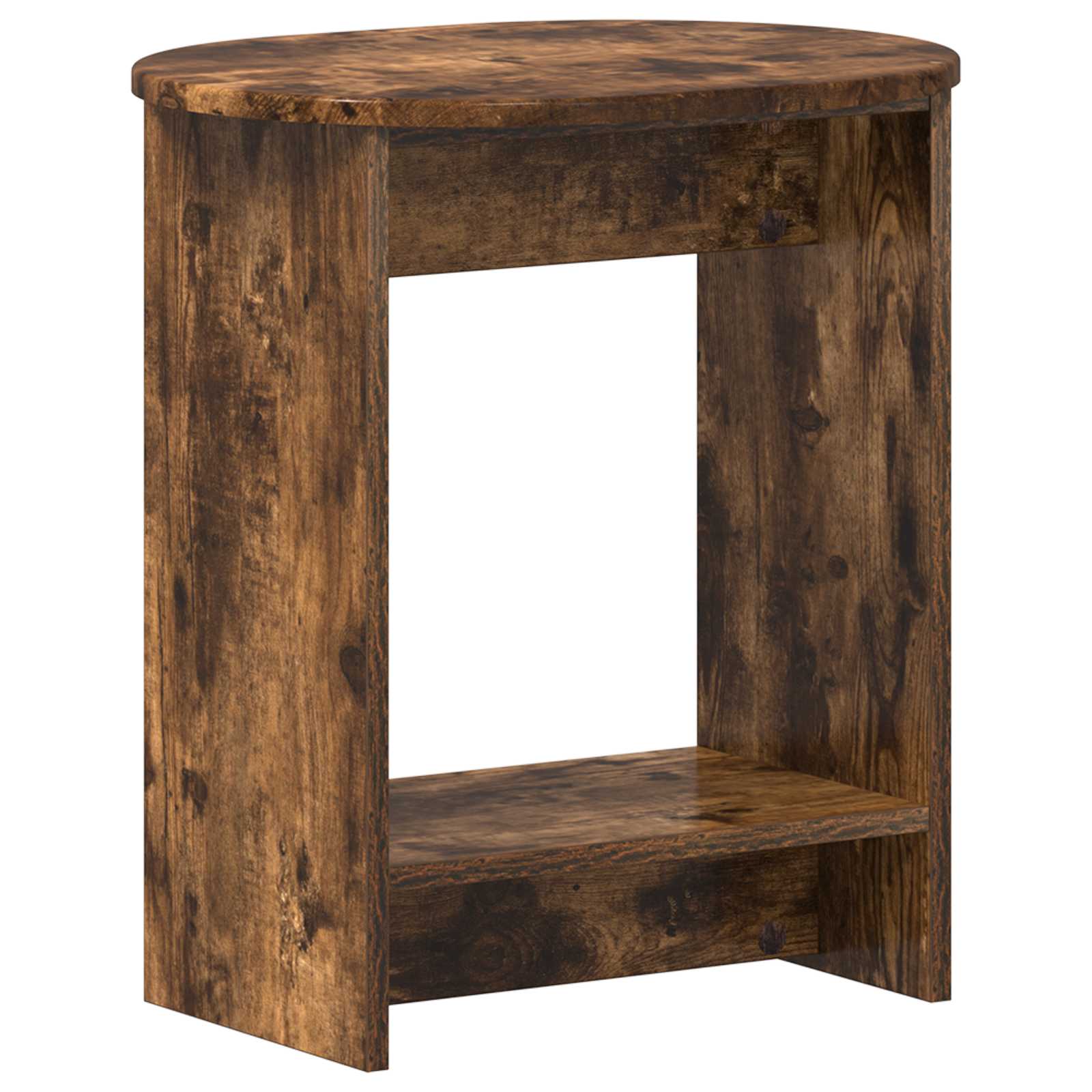 vidaXL Stolik boczny Dąb wędzony 50 x 39,5 x 55 cm Drewno inżynieryjne