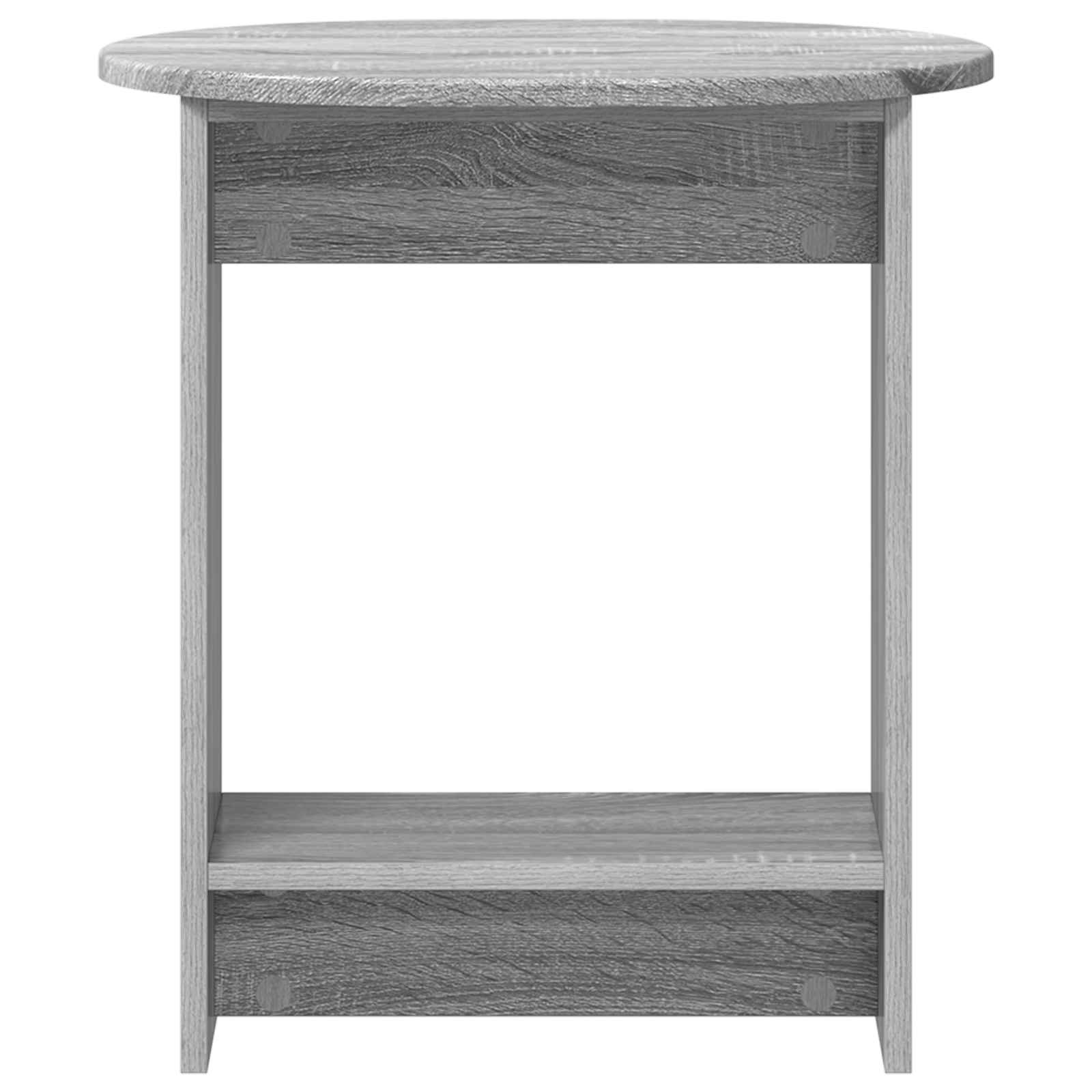 vidaXL Stolik boczny Szary Sonoma 50 x 39,5 x 55 cm