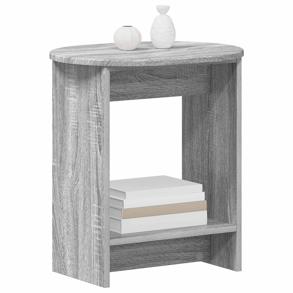 vidaXL Stolik boczny Szary Sonoma 50 x 39,5 x 55 cm