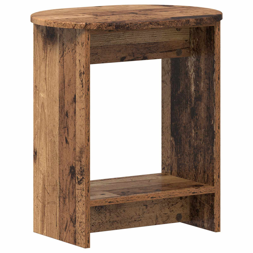 vidaXL Stolik boczny Stare drewno 50 x 39,5 x 55 cm