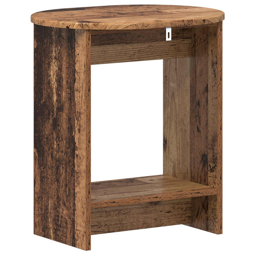 vidaXL Stolik boczny Stare drewno 50 x 39,5 x 55 cm