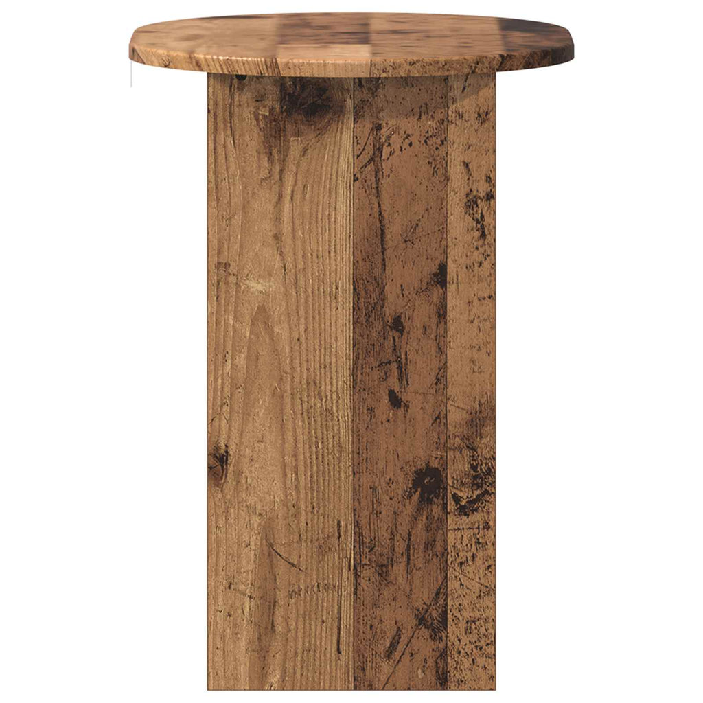 vidaXL Stolik boczny Stare drewno 50 x 39,5 x 55 cm