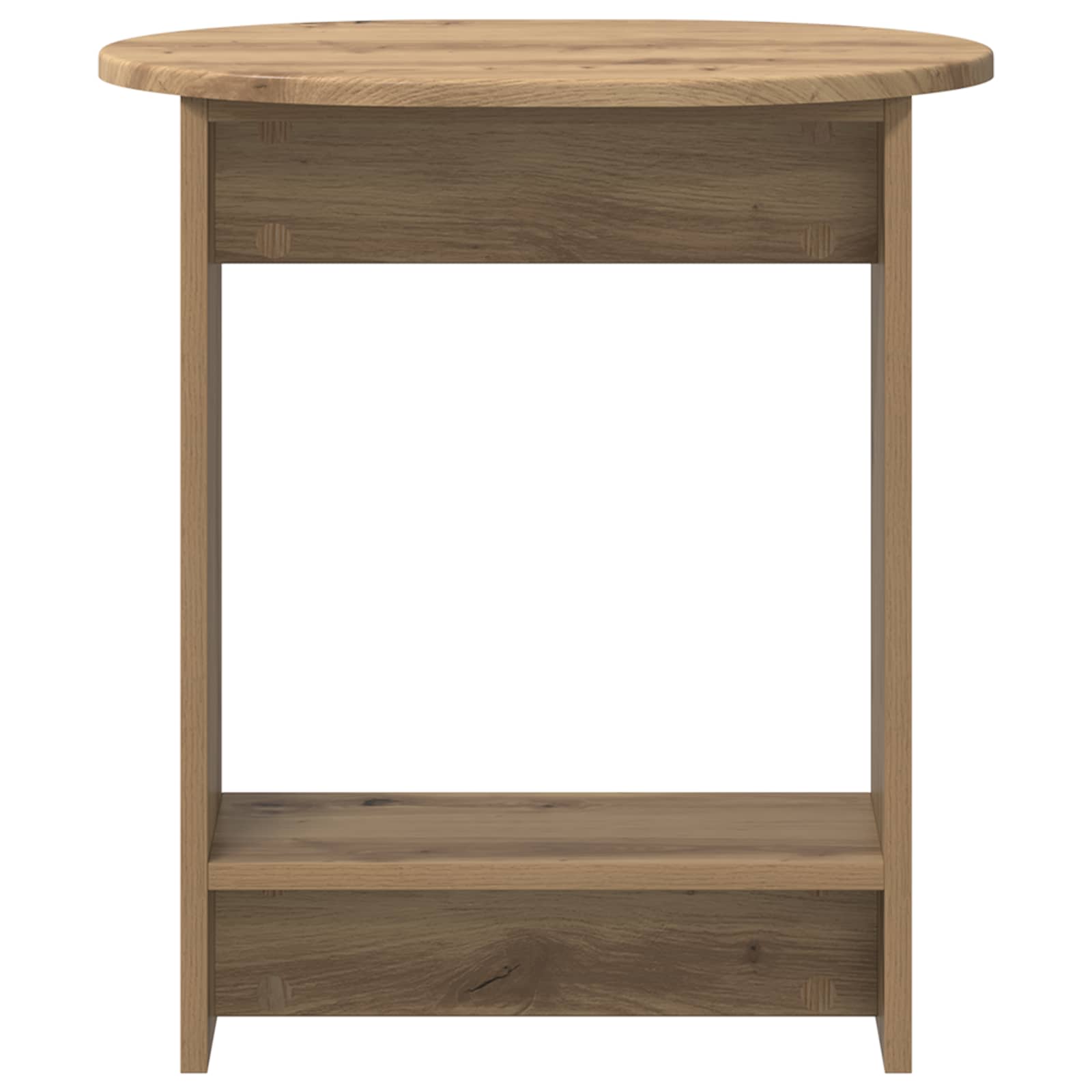 vidaXL Stolik boczny Dąb artisan 50 x 39,5 x 55 cm Drewno inżynieryjne