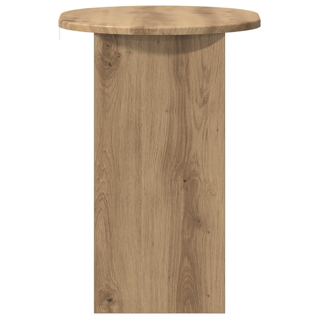 vidaXL Stolik boczny Dąb artisan 50 x 39,5 x 55 cm Drewno inżynieryjne