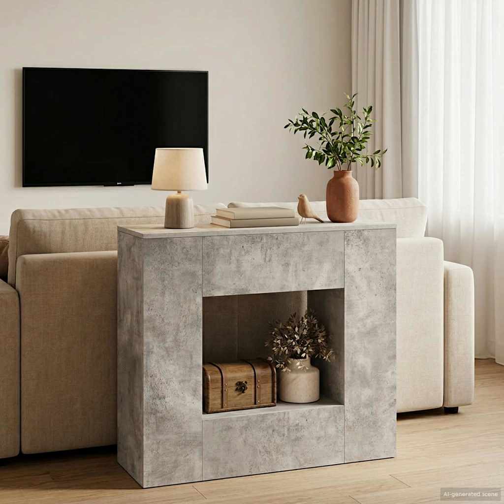 vidaXL Betonowy Szary 82 x 29 x 74 cm