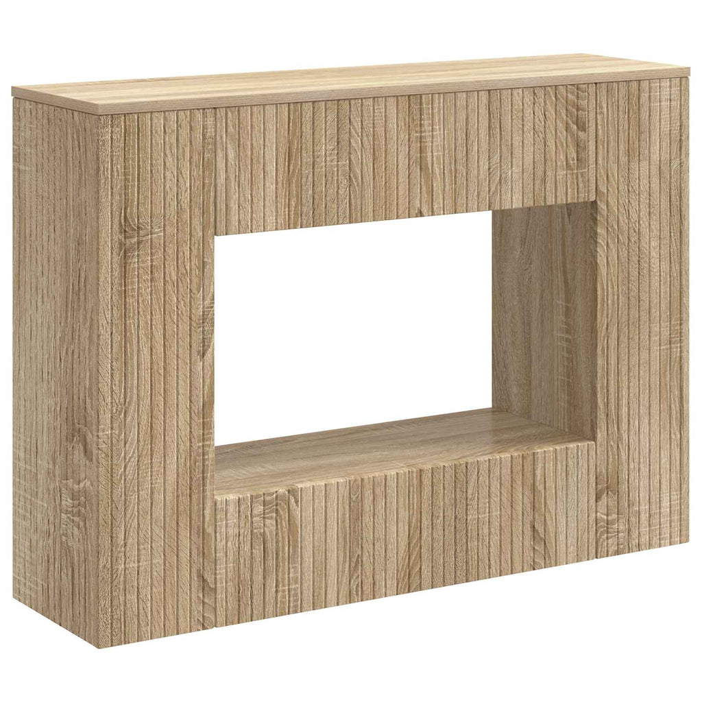 vidaXL Konsola Paski Dąb Sonoma 101 x 29 x 74 cm Drewno inżynieryjne
