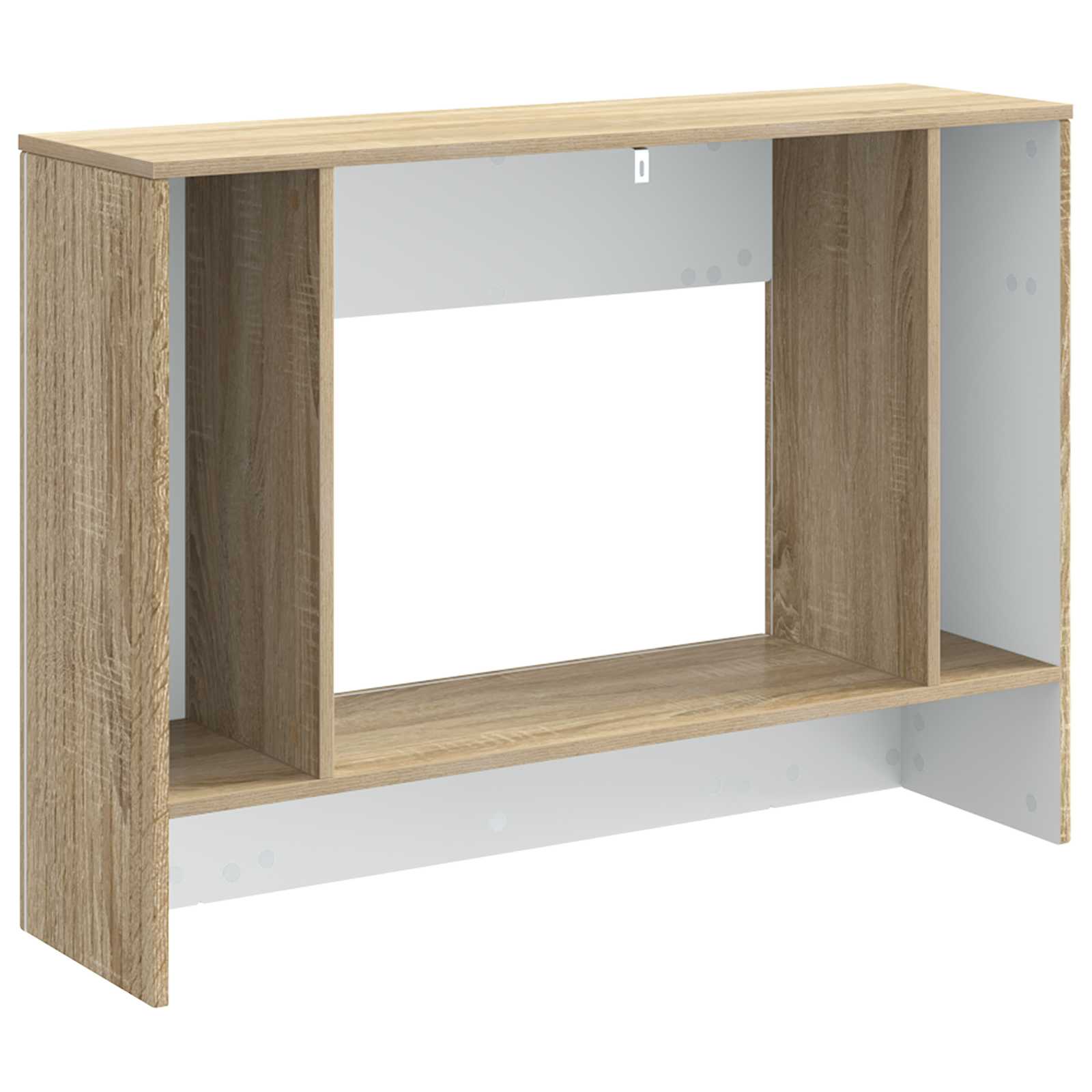vidaXL Konsola Paski Dąb Sonoma 101 x 29 x 74 cm Drewno inżynieryjne