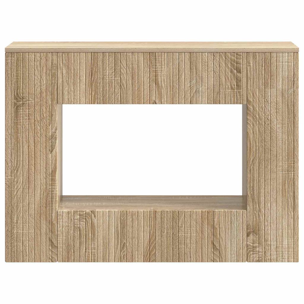 vidaXL Konsola Paski Dąb Sonoma 101 x 29 x 74 cm Drewno inżynieryjne
