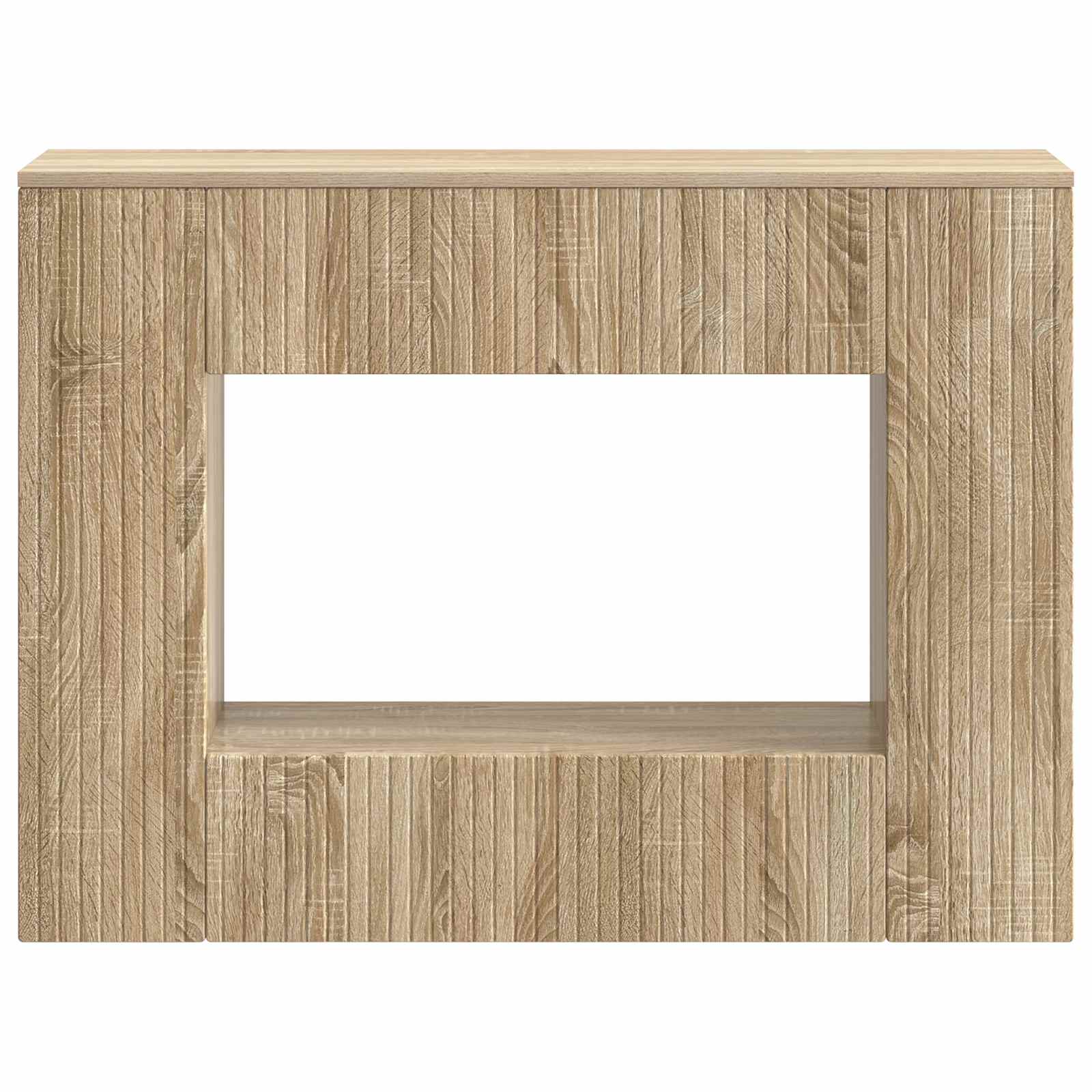 vidaXL Konsola Paski Dąb Sonoma 101 x 29 x 74 cm Drewno inżynieryjne