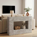vidaXL Konsola Betonowy Szary 101 x 29 x 74 cm Drewno inżynieryjne