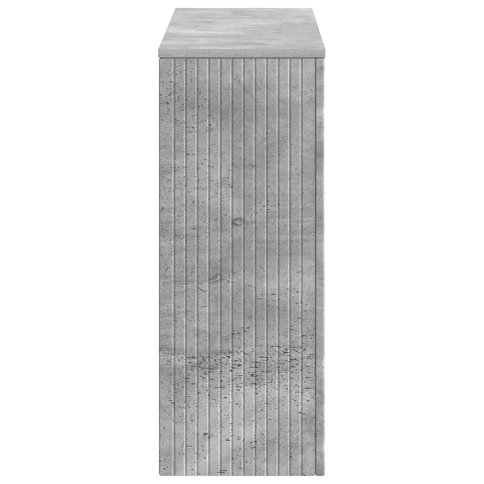 vidaXL Konsola Betonowy Szary 101 x 29 x 74 cm Drewno inżynieryjne