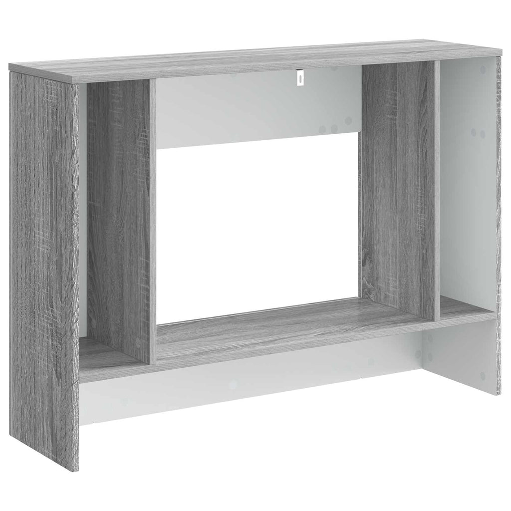 vidaXL Konsola Paski Szary Sonoma 101 x 29 x 74 cm Drewno inżynieryjne