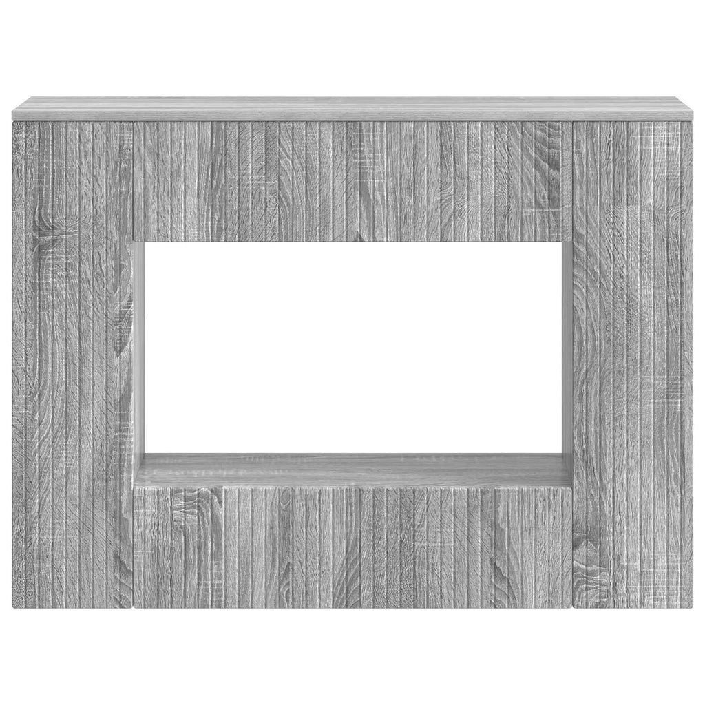 vidaXL Konsola Paski Szary Sonoma 101 x 29 x 74 cm Drewno inżynieryjne