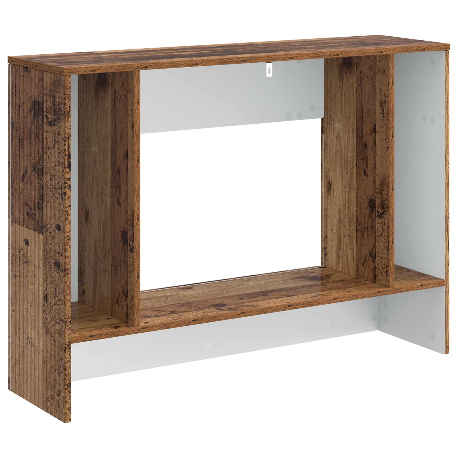 vidaXL Konsola Paski Stare drewno 101 x 29 x 74 cm Drewno inżynieryjne
